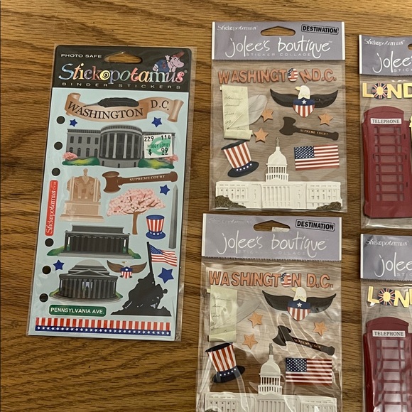 Travel-Themed Scrapbook Stickers - Picture 3 of 8